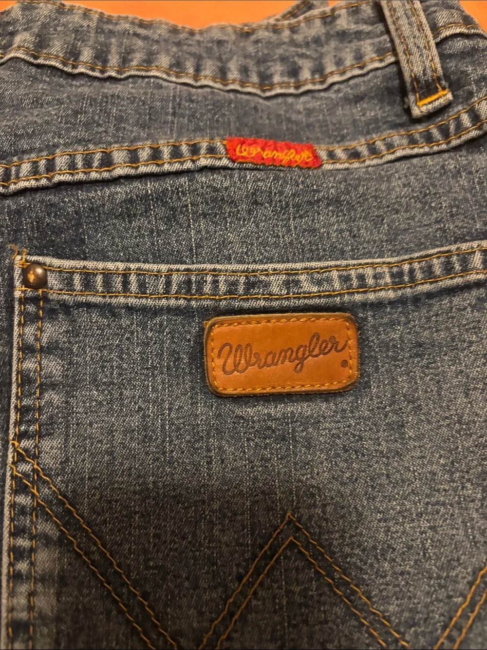 Wrangler Men’s Relaxed Fit Jeans - Blue Denim